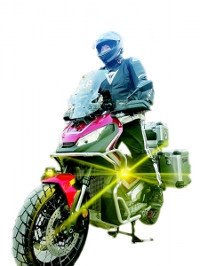 <br>          杨小涛将以“见面”为主题，开启摩托车骑行之旅。图片由受访者提供<br><br>        